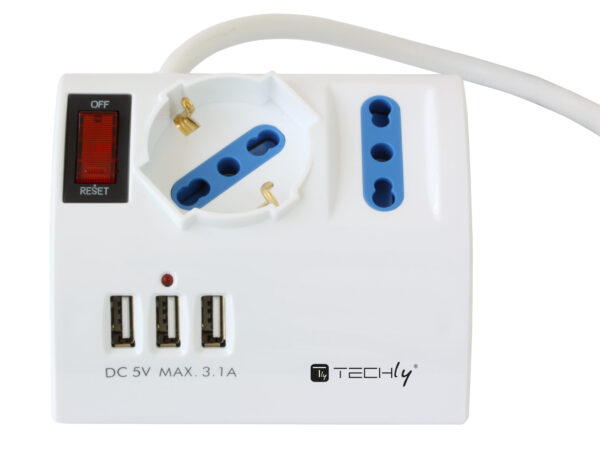 Multipresa da Tavolo 3 Posti con Porte USB - immagine 5