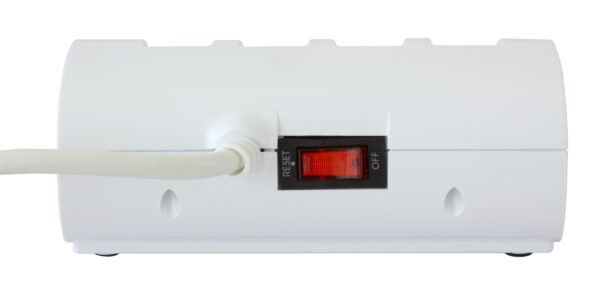 Multipresa da Tavolo 4 prese Italiane Bipasso 2 Schuko e 2 USB Bianca - immagine 4