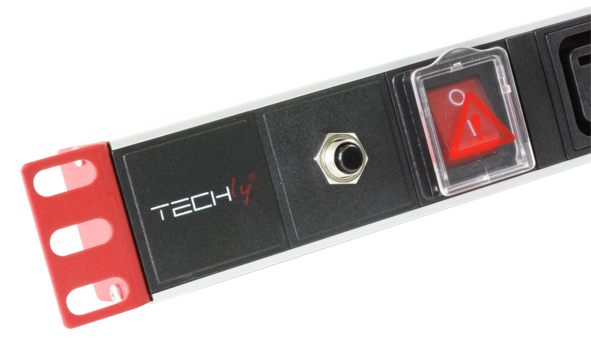 Multipresa 8 Posti da Rack 19'' Spina Schuko Angolata 1U - immagine 4