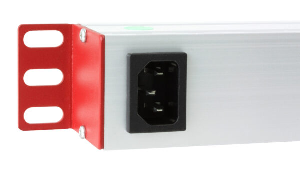 Multipresa 8 Posti da Rack 19'' Spina Schuko Angolata 1U - immagine 6