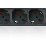 Multipresa 6 Posti da Rack 19'' con Magnetotermico Spina Italiana 1U