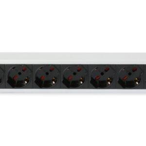 Multipresa 8 Posti da Rack 19'' con Interruttore Spina Italiana 1,5U