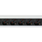 Multipresa 8 Posti da Rack 19'' con Interruttore Spina Italiana Cavo 3 metri 1,5U