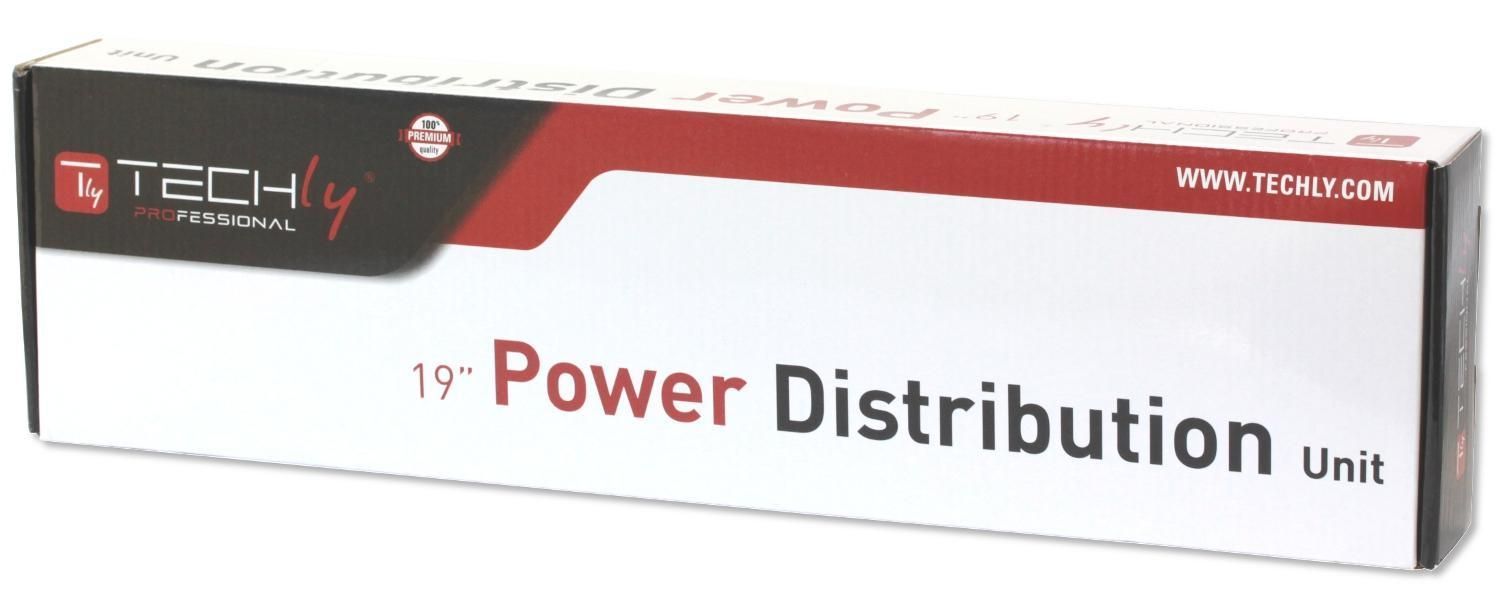 Multipresa 8 Posti da Rack 19'' con Interruttore Spina Italiana Cavo 3 metri 1,5U - immagine 2