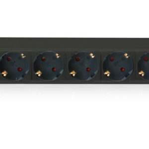 Multipresa 8 Posti da Rack 19'' con Interruttore Spina Schuko Angolata 1U
