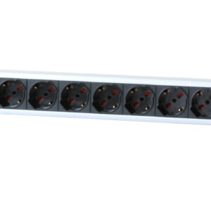Multipresa Verticale 12 Posti da Rack 19'' con Magnetotermico Spina Italiana