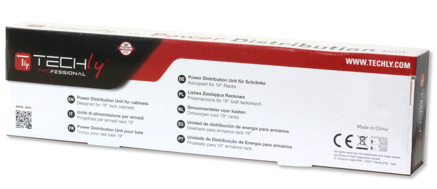 Multipresa Verticale 12 Posti da Rack 19'' con Magnetotermico Spina Italiana - immagine 5