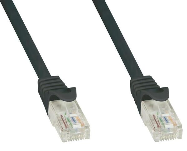 Cavo di rete Patch in CCA Cat.5E Nero UTP 20m - immagine 3