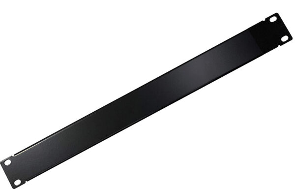 Pannello Cieco 1 HE per Armadio 10'' Nero