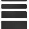 Pannello Cieco per Armadi Rack 19'' Nero 2 Unità - immagine 3