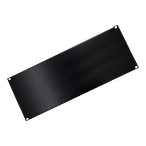Pannello Cieco per Armadi Rack 19'' Nero 4 Unità