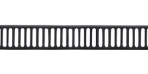 Pannello di Chiusura Ventilato 1U Nero per Rack Audio Video