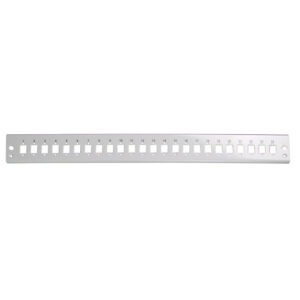 Pannello di distribuzione 24 bussole SC Simplex / LC Duplex 1U Grigio