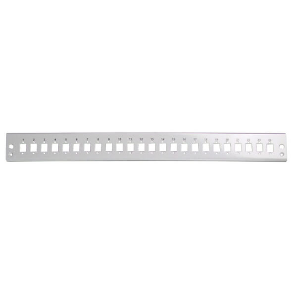 Pannello di distribuzione 24 bussole SC Simplex / LC Duplex 1U Grigio