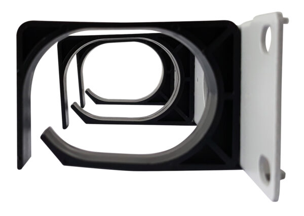 Pannello Passacavi 1U per Armadio 10'' Grigio - immagine 3