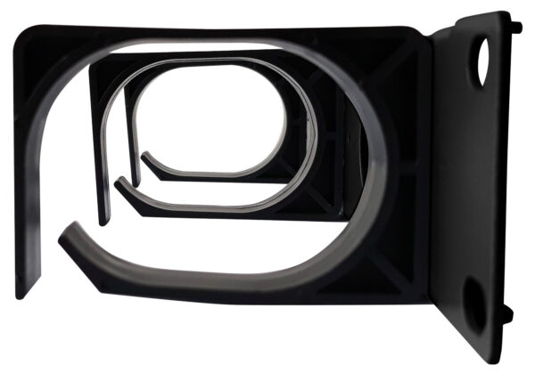 Pannello Passacavi 1U per Armadio 10'' Nero - immagine 3
