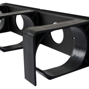 Pannello Passacavi 1U per Armadio 10'' Nero