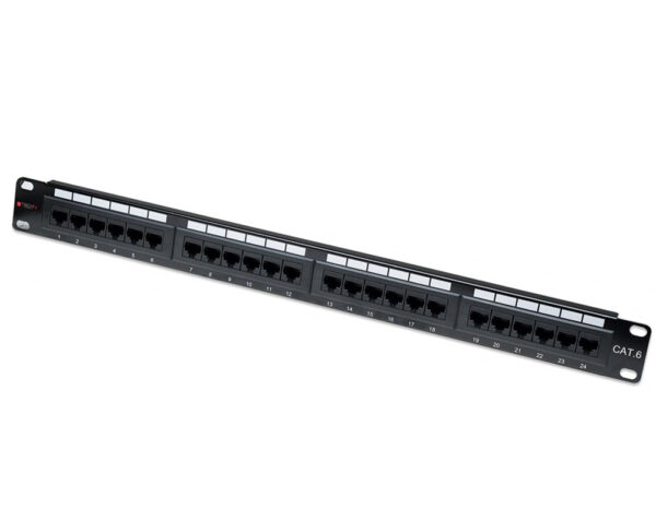 Pannello Patch UTP 24 Posti RJ45 Cat.6 Techly