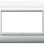 Placca Tecnopolimero S44 4 Moduli Bianco