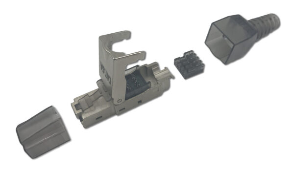 Plug Modulare RJ45 Cat.6A Schermato Toolless - immagine 3