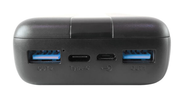 Power Bank Caricatore 20000 mAh 20W 3 Porte Output con Cavo Micro USB - immagine 5