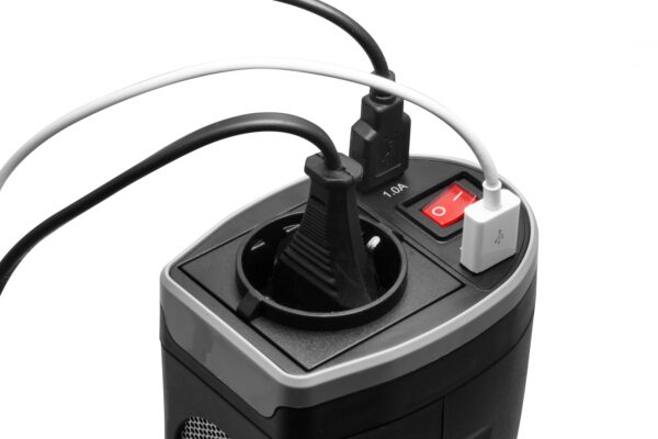 Power Inverter con 2 porte USB, TE-13 - immagine 3