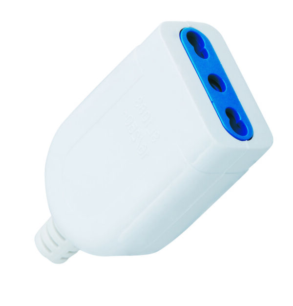 Presa 2P+T 16A Bipasso Bianco - immagine 3