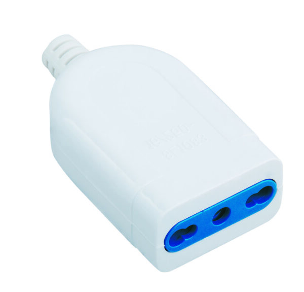 Presa 2P+T 16A Bipasso Bianco - immagine 2