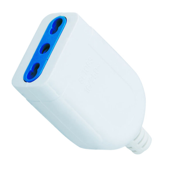 Presa 2P+T 16A Bipasso Bianco - immagine 4