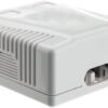 Presa a Muro con 2 Frutti RJ45 Cat.6 UTP Beige - immagine 3