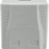 Presa a Muro con 2 Frutti RJ45 Cat.6 UTP Beige - immagine 4