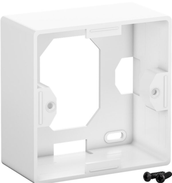 Presa a Muro Esterna 2xRJ45 Cat.6A Bianco - immagine 6
