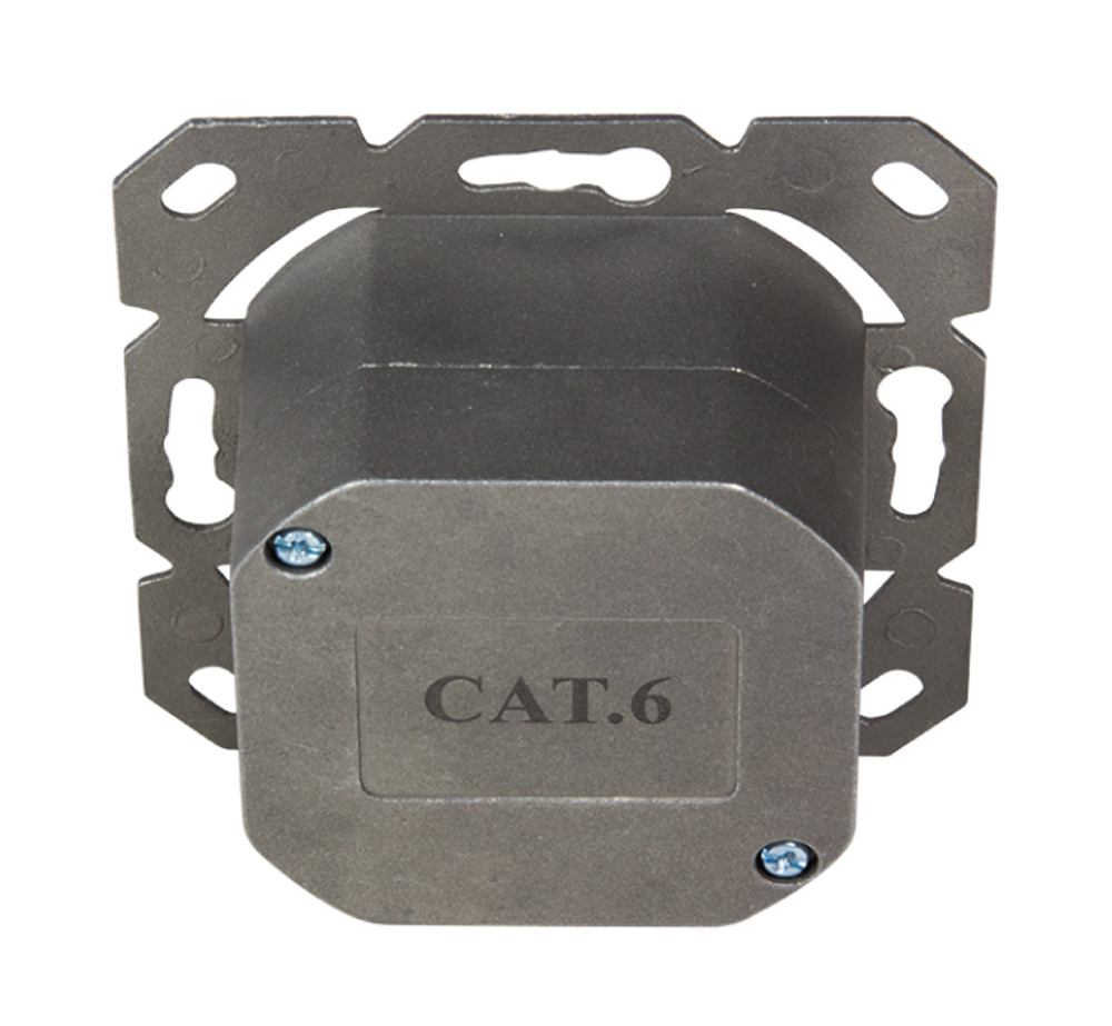 Presa a Muro Esterna 2xRJ45 Cat.6 FTP Bianca da incasso - immagine 9