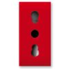 Presa Bipasso 2P+T 10/16A 250V S44 Rosso Lucido, 442006/15TSR