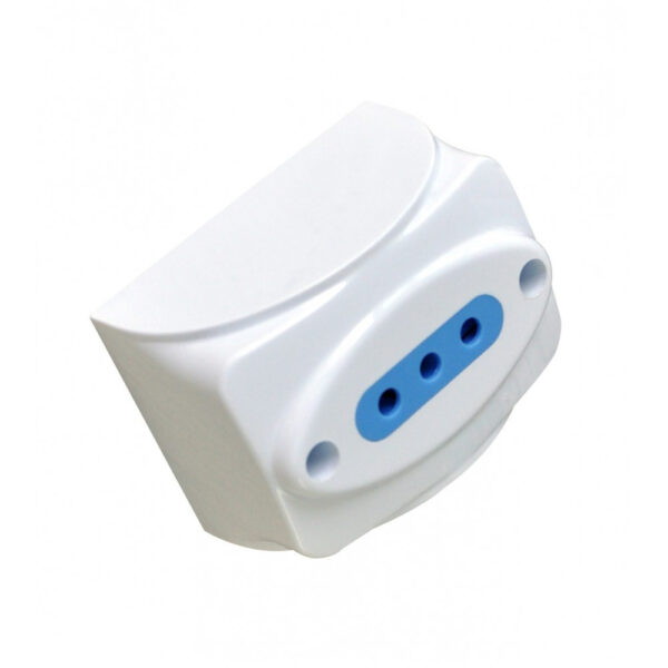 Presa da muro 2P+T 10A bianco - immagine 3