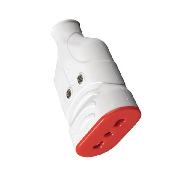 Presa Mobile in Gomma 10/16A 250V Bianco - immagine 4
