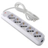 Presa Multipla a 5 Posti Italiana Bipasso/Schuko Spina 10A - immagine 2