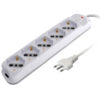 Presa Multipla a 5 Posti Italiana Bipasso/Schuko Spina 10A
