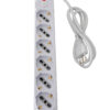Presa Multipla a 6 Posti Italiana Bipasso/Schuko Spina 10A - immagine 3