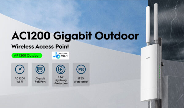Punto di Accesso Wireless Gigabit AC1200 per Esterni IP65, AP1300 Outdoor - immagine 6