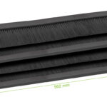 Quattro Spazzole Ingresso Cavi per Armadio Rack 562 mm