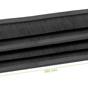 Quattro Spazzole Ingresso Cavi per Armadio Rack 562 mm