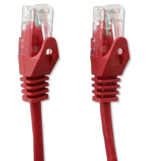 Cavo di rete Patch in CCA Cat.6 Rosso UTP 10m - immagine 4