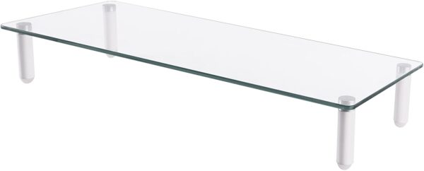 Ripiano Universale in Vetro Trasparente per Monitor Laptop Notebook - immagine 3