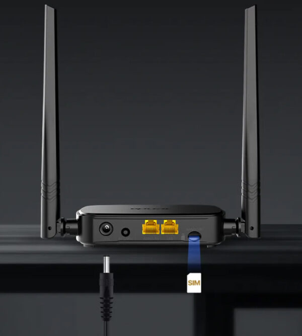 Router Wireless Wi-Fi Fast Ethernet 2.4GHz N300 4G LTE, 4G05 - immagine 5