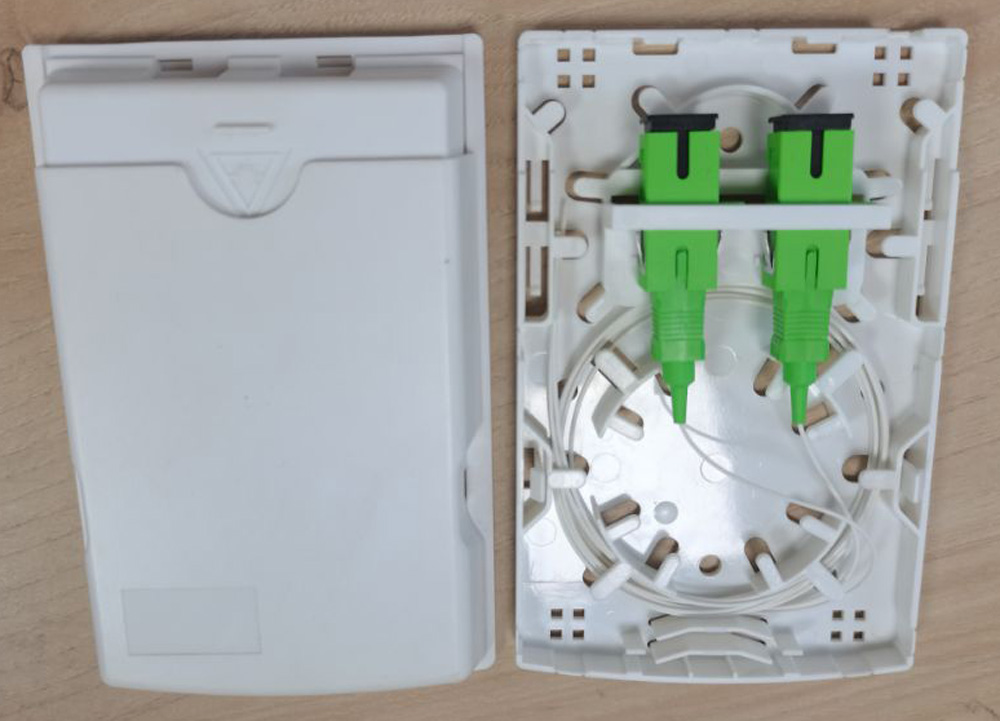 Scatola di Connessione Indoor FTTH per 2 fibre, 2 adattatori, IP20 - immagine 6