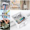 Scatola di Derivazione Rettangolare IP65 da Parete con Passacavi 350x230 - immagine 3