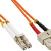 Cavo Fibra Ottica Multimodale OM2 SC/LC 50/125 1 m - immagine 3