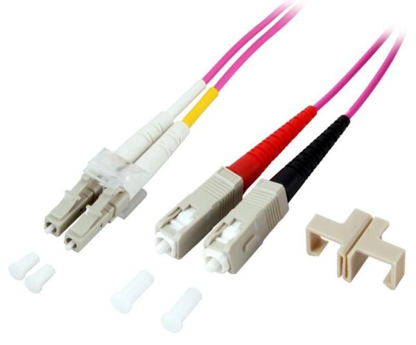 Cavo Fibra Ottica Multimodale OM4 SC/LC 50/125 10 m