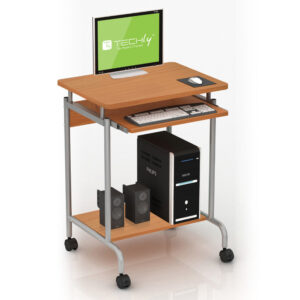 Scrivania Mobile ''Compact'' per Computer Ripiano Tastiera Scorrevole